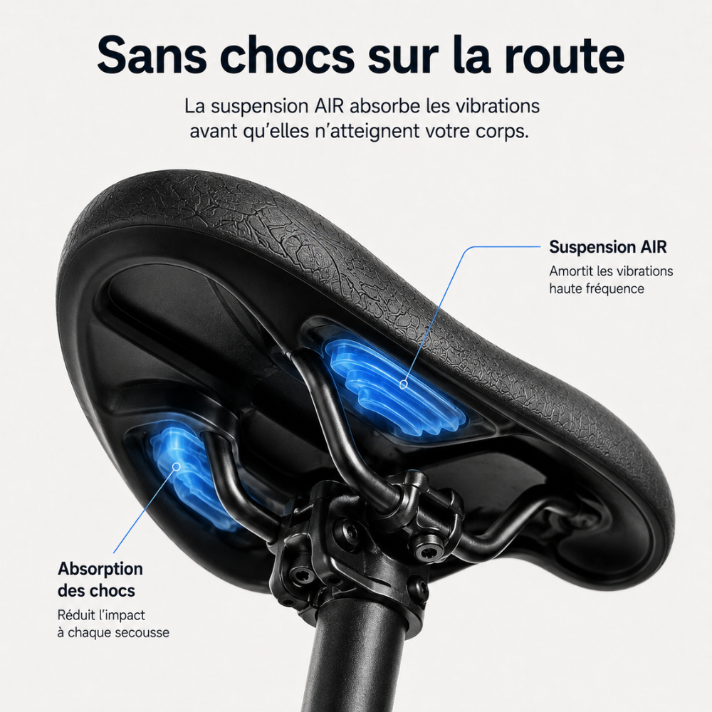 SelloZen – Selle de Vélo Ergonomique Anti-Douleur
