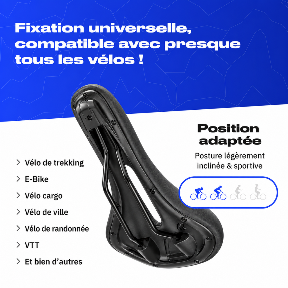 [race] Selle SelloZen Route et Gravel fixation universelle