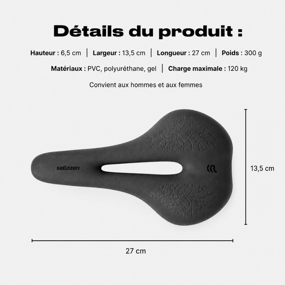 [race] Selle SelloZen Route et Gravel caractéristiques techniques